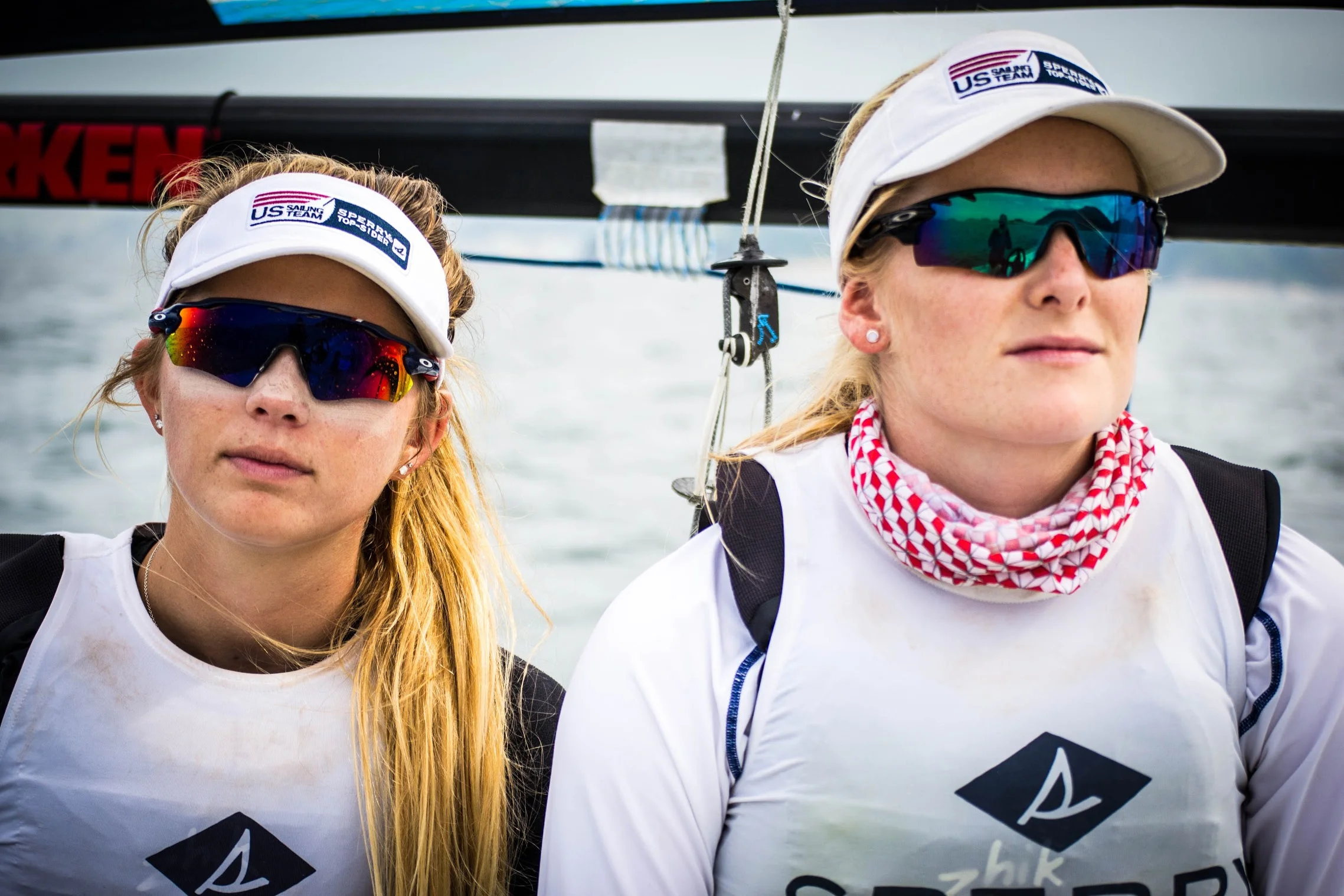 High-performance sailors during training