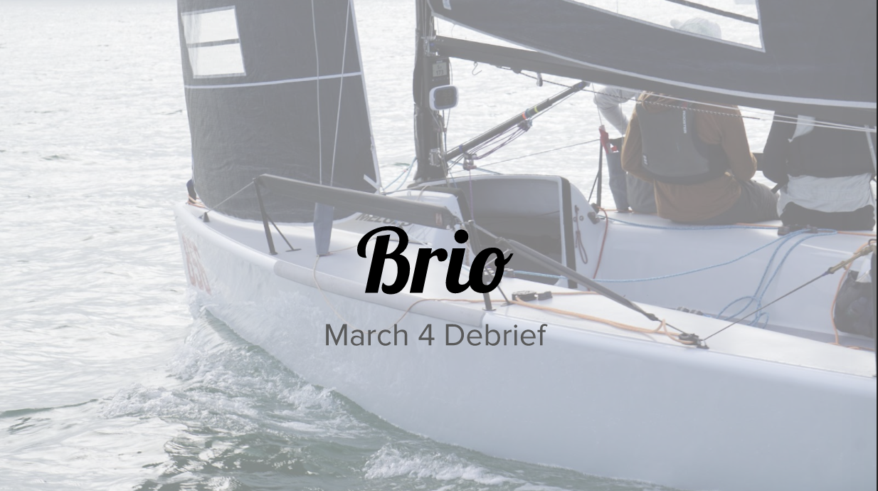 Brio March 4 Debrief